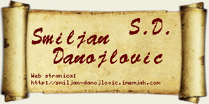 Smiljan Danojlović vizit kartica